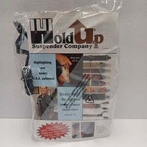HoldUp Supender Company US Flag 1.5" Wide Supsenders Hold Up Pants Clip On USA
